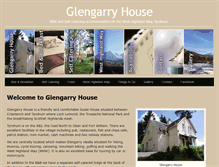 Tablet Screenshot of glengarryhouse.com